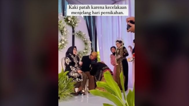 Kecelakaan menjelang pernikahan. [TikTok]