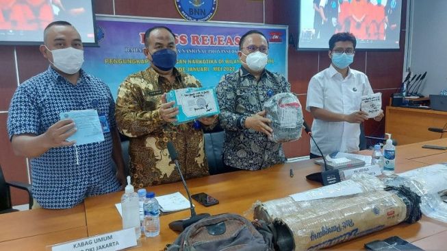 BNNP DKI Gagalkan Penyelundupan Sabu Dalam Tabung Pipa Besi, Tak Terdeteksi X-Ray