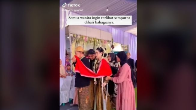 Kecelakaan menjelang pernikahan. [TikTok]