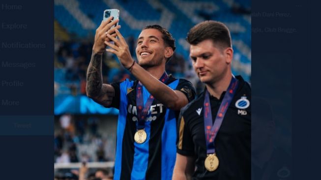 Profil Daniel Perez, Pemain Venezuela yang Bobol Gawang Timnas Indonesia U-19, Main di Club Brugge