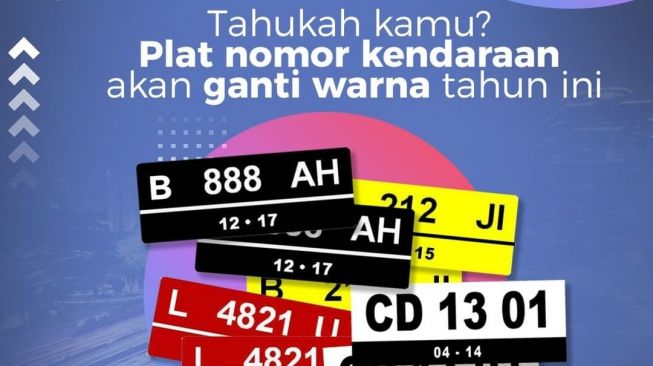 Plat Nomor Hijau untuk Kendaraan Apa? Ini Arti 4 Warna Plat Kendaraan Terbaru