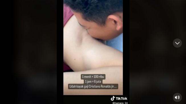 Tangkapan layar video. [TikTok/@hamara_24]