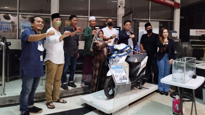 Program Vaksinasi Booster di Bangka Barat, Yamaha Bagikan Hadiah Sepeda Motor