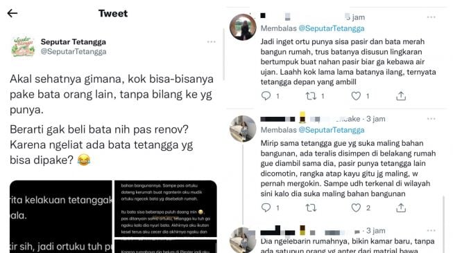 Ribuan Batu Bata Merahnya Hilang, Ternyata Pelakunya Tetangga Sendiri: Buat Renovasi Rumah