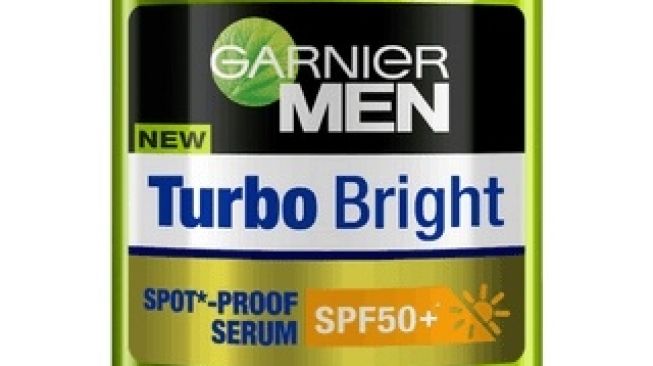 Garnier Men Turbo Bright Spot Proof Serum SPF 50. (Dok. Shopee)