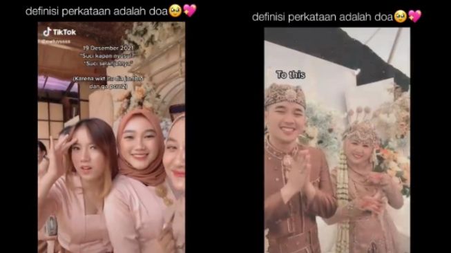 Perkataan Adalah Doa, Wanita Ini Jadi Pengantin Usai Jadi Bridesmaid