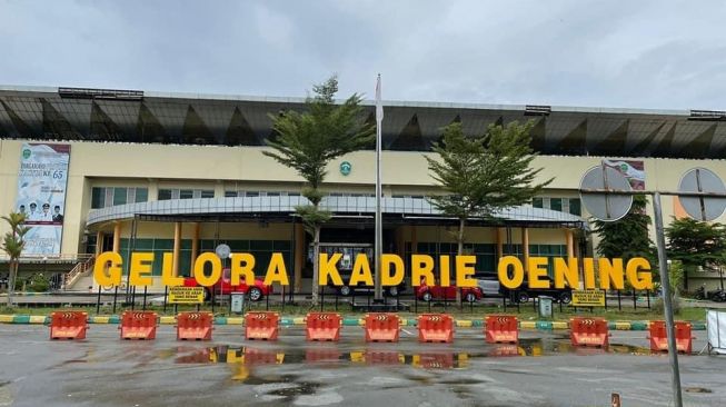 Stadion Madya Sempaja Samarinda ganti nama jadi Gelora Kadrie Oening. [Istimewa]