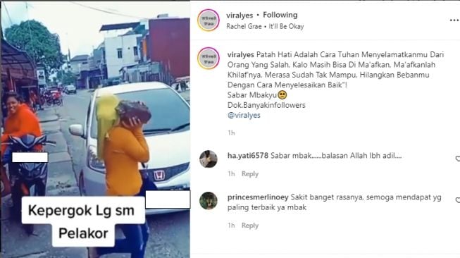 Pergoki pasangan bersama pelakor, wanita ini hancurkan kaca Honda Jazz (Instagram)