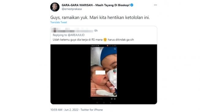 Viral Oknum Nakes Pegang dan Cubit Pipi Bayi Baru Lahir, Adakah Risikonya?