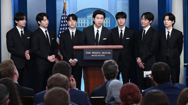 Momen BTS Kunjungi White House (Twitter/@WhiteHouse)