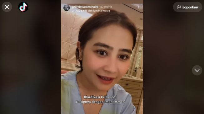 Tangkapan layar video. [TikTok/@tetehnyaprilly]