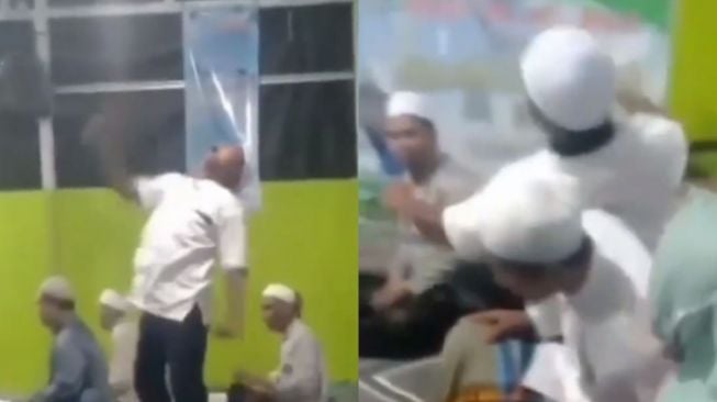 Viral Aksi Pria Joget Terlalu Semangat saat Dzikir sampai Mengenai Jemaah Lain, Tuai Pro Kontra