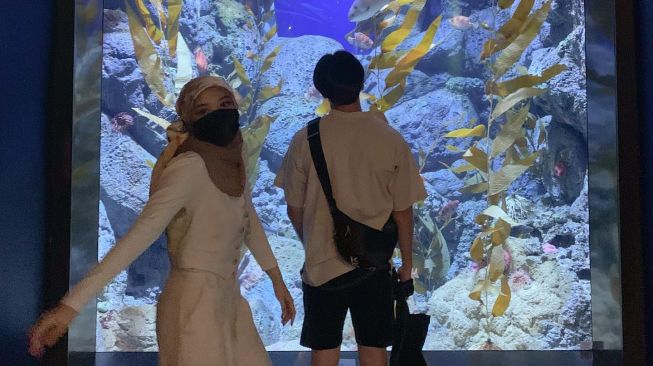 Kemesraan Putri Delina dan Jeffry Reksa di Singapura (Instagram/@putridelinaa)