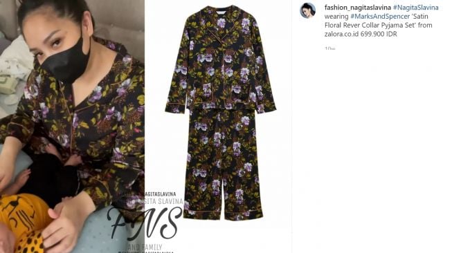 Koleksi piyama Nagita Slavina yang ternyata berharga murah, sampai ada yang sekitar Rp150 ribu (Instagram/fashion_nagitaslavina)