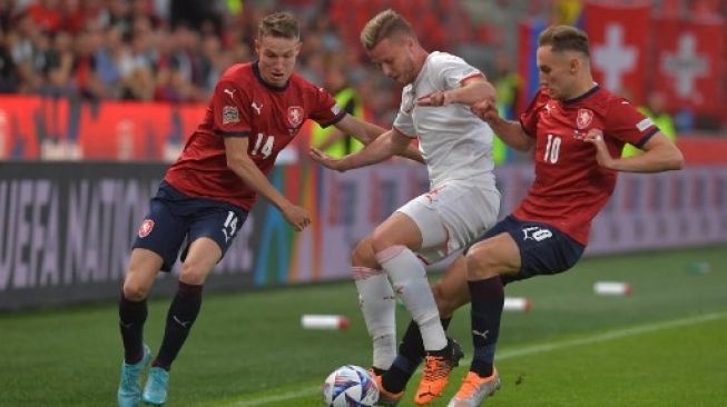 Hasil UEFA Nations League: Rep Ceko Libas Swiss, Georgia Pesta Gol