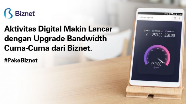 Biznet Tingkatkan Kapasitas Bandwidth di Layanan Biznet Home