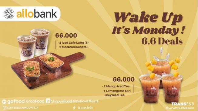 Promo 6.6 dari The Coffee Bean & Tea Leaf. (Istimewa)