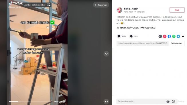 Video viral perempuan cat rumah istri kedua suaminya