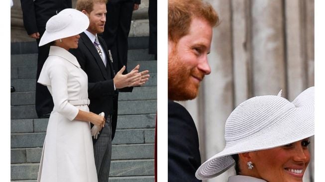 Meghan Markle saat kebaktian di Katedral St. Paul (twitter/HolyMoly24)