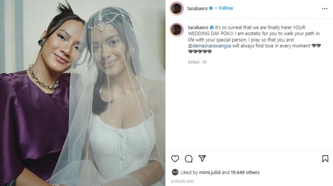 Tara Basro hadiri pernikahan Eva Celia (instagram.com)