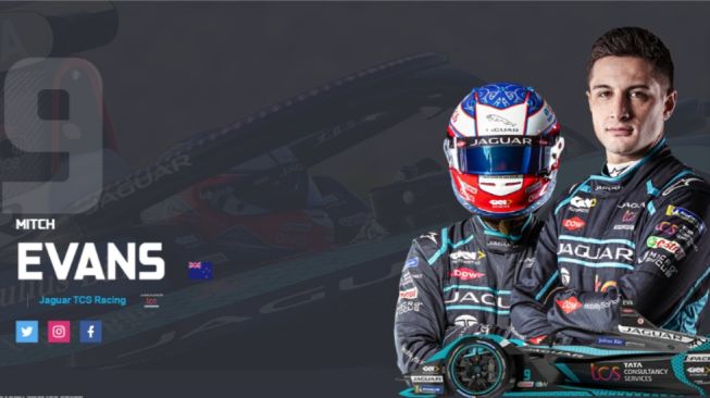 Profil Mitch Evans [Dok. ABB Formula E Championship]