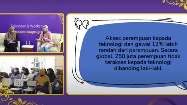 Talkshow Tasikmalaya Makin Cakap Digital Beberkan Peluang dan Tantangan Kaum Perempuan Mengakses Teknologi