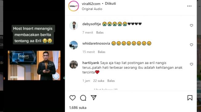 Tangkapan layar video. [Instagram/@viral62com]