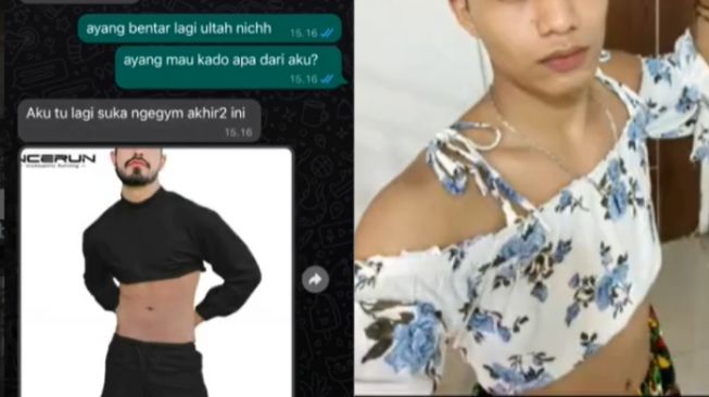 Minta Kado Baju Crop Top ke Ceweknya, Pria Ini Malah Kena Prank