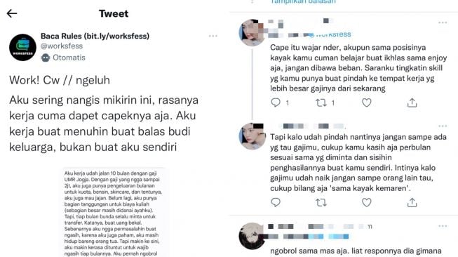 Curhat Pekerja Gaji Kurang dari 2 Juta Habis untuk Balas Budi Keluarga, Warganet Berikan Saran Begini