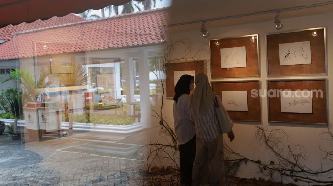 Mengunjungi Pameran Sketsa "Rekonstruksi Kontrol Motorik" saat Akhir Pekan