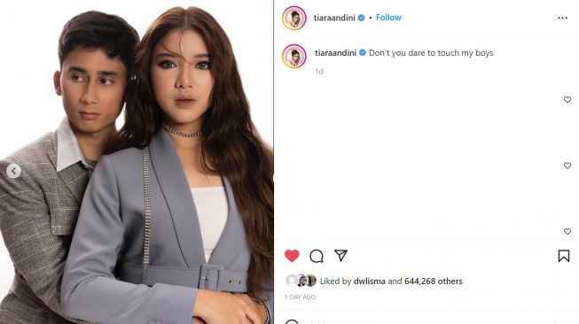 Foto: Bagikan Photoshoot Bersama Ayang dan Hewan Peliharaan, Tiara Andini Vibesnya Bak Bella Swan (instagram/tiaraandini)