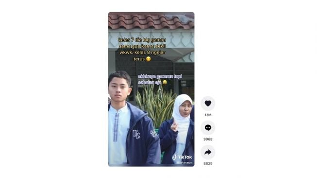 Teman kecil jadi jodoh. [TikTok]