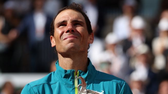 Petenis Spanyol, Rafael Nadal. [Thomas SAMSON / AFP]