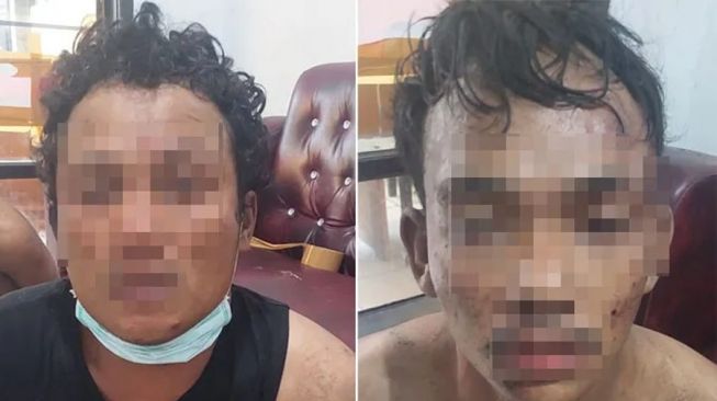 Dua Pelaku Curanmor di Medan Babak Belur Dihajar Massa