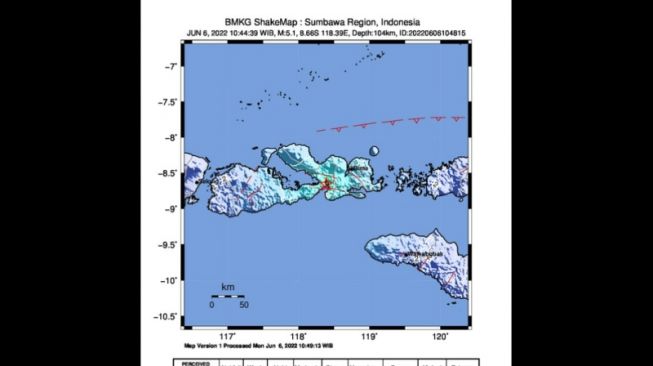 Gempa NTB 5 SR Berjenis Gempa Darat Akibat Subduksi, Tidak Sebabkan Tsunami