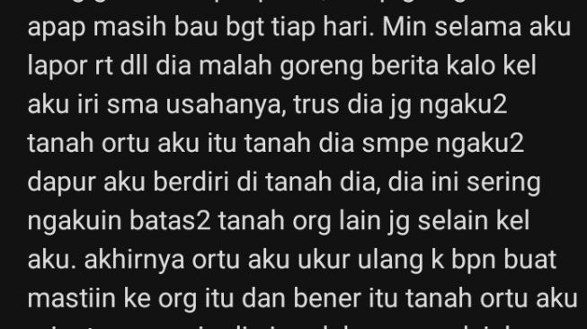 Tetangga buka pabrik makanan tapi buang asap sembarangan, malah berbalik melapor ke polisi dengan alasan pelanggaran UU ITE. (Twitter/@SeputarTetangga)