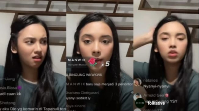 Tingkah Kocak Lyodra Ginting Dapat Saweran saat Live TikTok, Bikin Ngakak