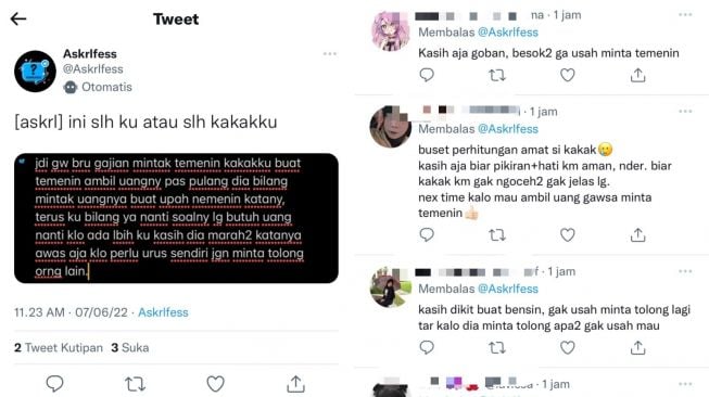 Viral Curhat Warganet Punya Kakak Suka Ngamuk, Gegara Tak Dikasih Uang Setelah Antar Jemput Ambil Gaji