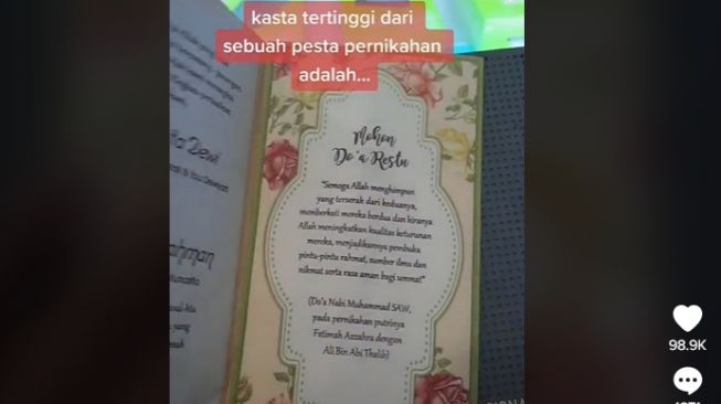 Viral Undangan Pernikahan Kasta Tertinggi di Sumenep, Pengantin Tak Terima Amplop dari Tamu