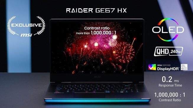 MSI Raider GE67 HX. [MSI]