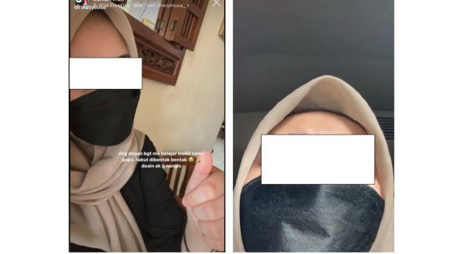 Curhat wanita belajar menyetir dengan ayahnya berujung nangis (TikTok)