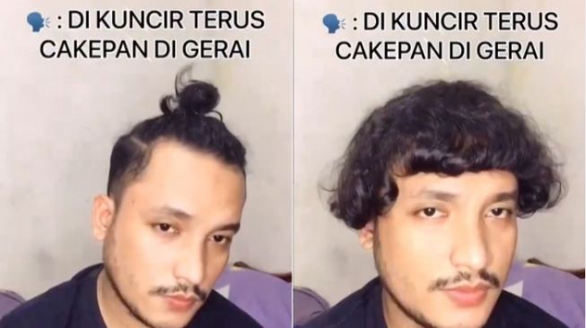 Bikin Ngakak! Pria Ini Tunjukkan Alasan Kenapa Rambutnya Terus Dikuncir