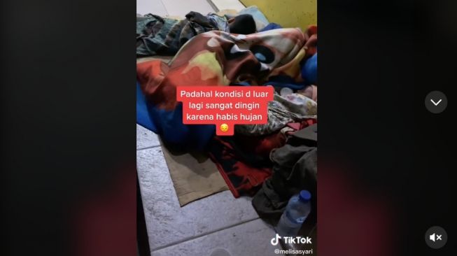 Tangkapan layar video. [TikTok/@melisasyari]