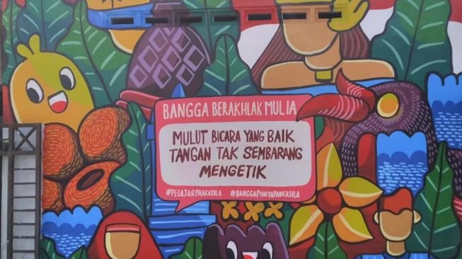 Komunitas Mural di 6 Kota di Indonesia Peringati Hari Kelahiran Pancasila Secara Serentak