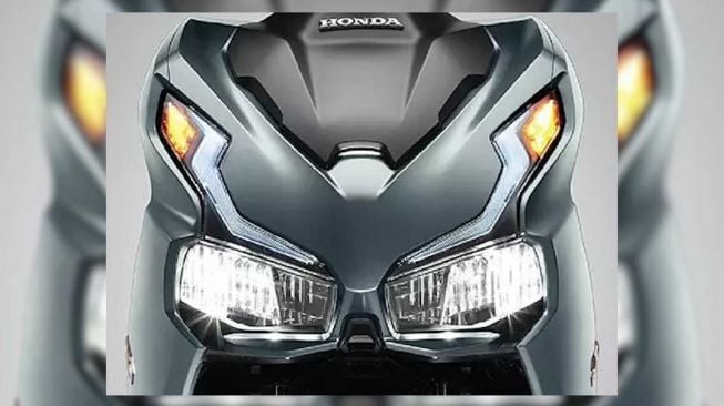 Haluan Honda Airblade 160 dengan Lampu LED, sementara instrumen cluster  sepenuhnya digital [RideApart].