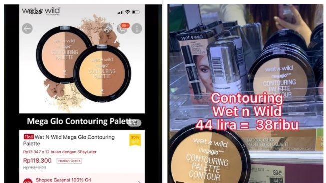 Foto: Harga Makeup di Turki (tiktok/clerishwijaya)