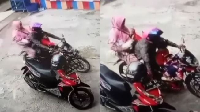 Pria Ambil HP yang Tertinggal di Dashboard Sepeda Motor, Publik: Kejahatan Terjadi karena Ada Kesempatan