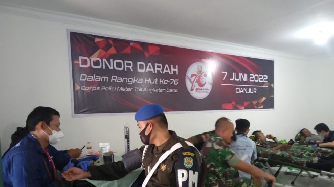 HUT Ke-76 Pomad Gelar Kegiatan Donor Darah