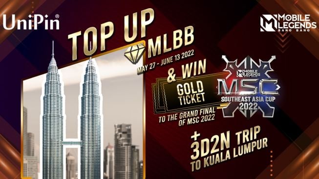 Cara Dapatkan Tiket Gratis Nonton MSC 2022 Mobile Legends di Malaysia