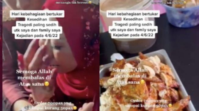 Pesan Katering Hajatan 700 Porsi, Makanan Datang Hanya Cukup untuk 50 Tamu Undangan, Pengantin Menangis di Pernikahan